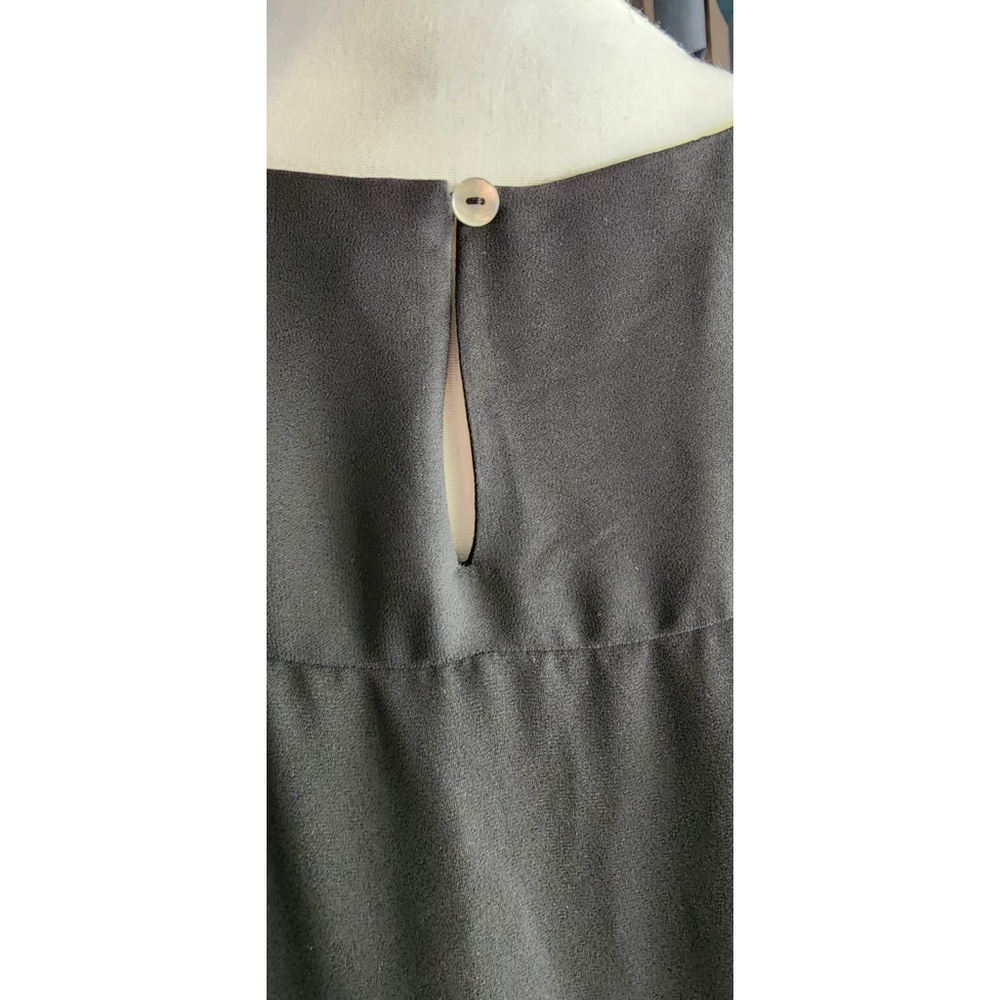 Chico's Lined Sleeveless Blouse Tank Top Women's L Black - Picture 6 of 11